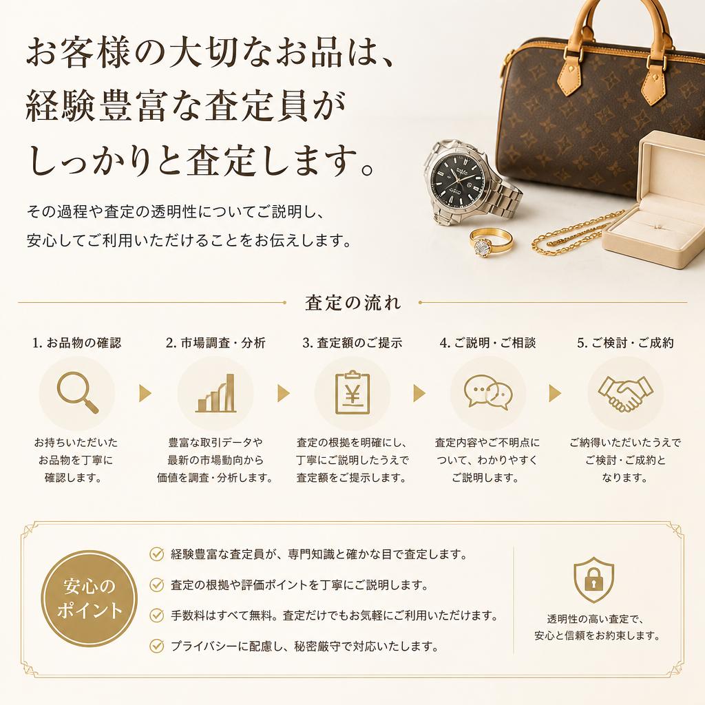 安心・信頼の査定プロセス