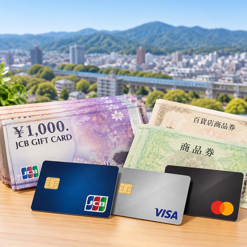 八王子で金券を高価買取！JCB・VISAから商品券まで、まずは無料査定へ